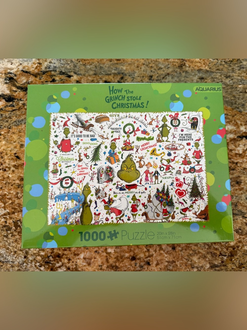New How The Grinch Stole Christmas! 1000-Piece Kids Puzzle - Green